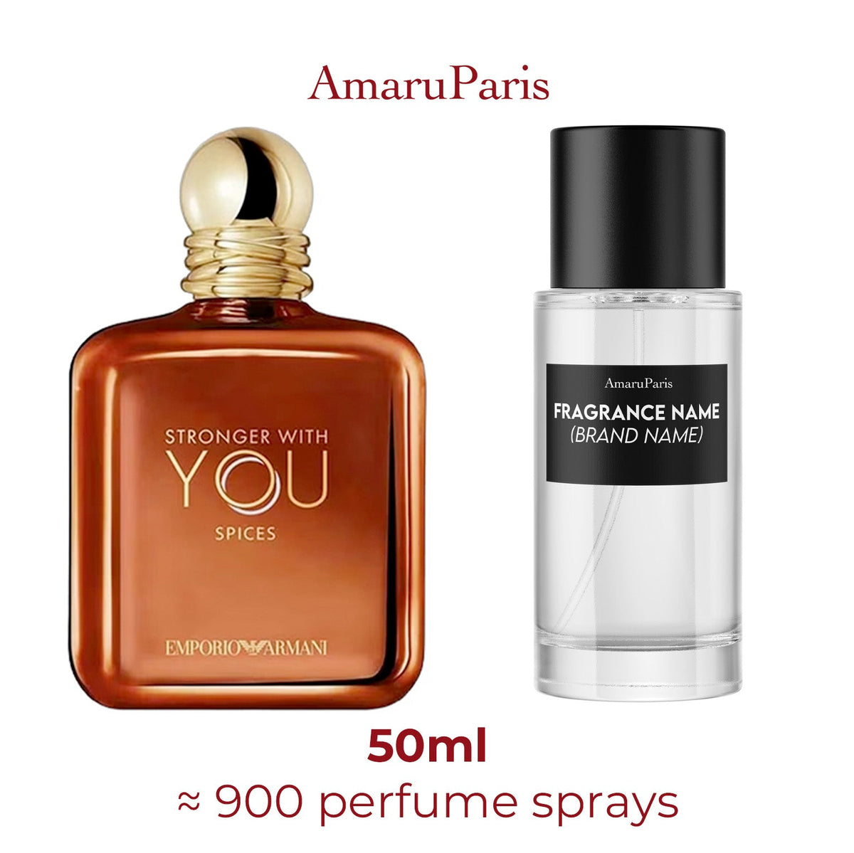 Parfum Emporio Armani Stronger With You Spices Giorgio Armani pour homme - ParfumAmaruParis