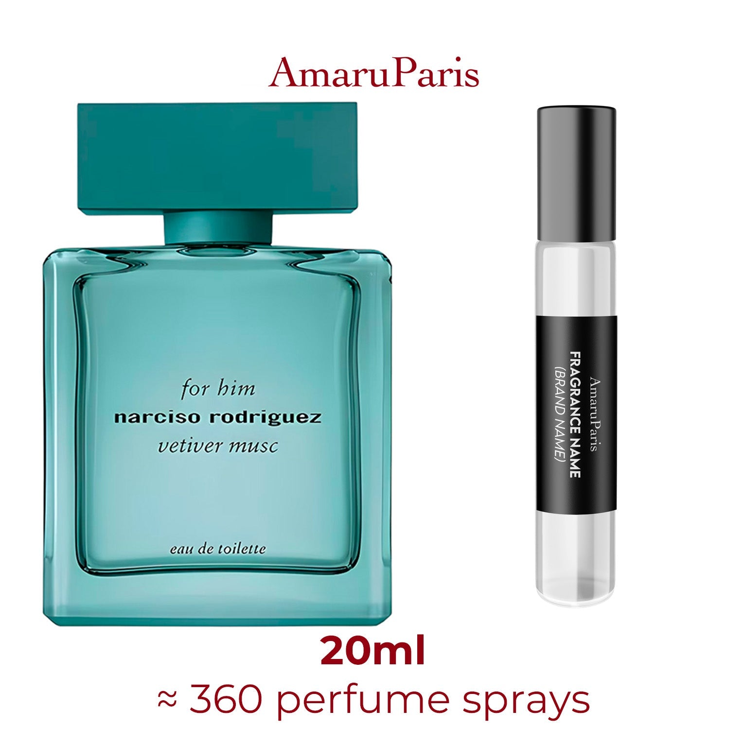 Parfum For Him Vetiver Musc Narciso Rodriguez homme - ParfumAmaruParis