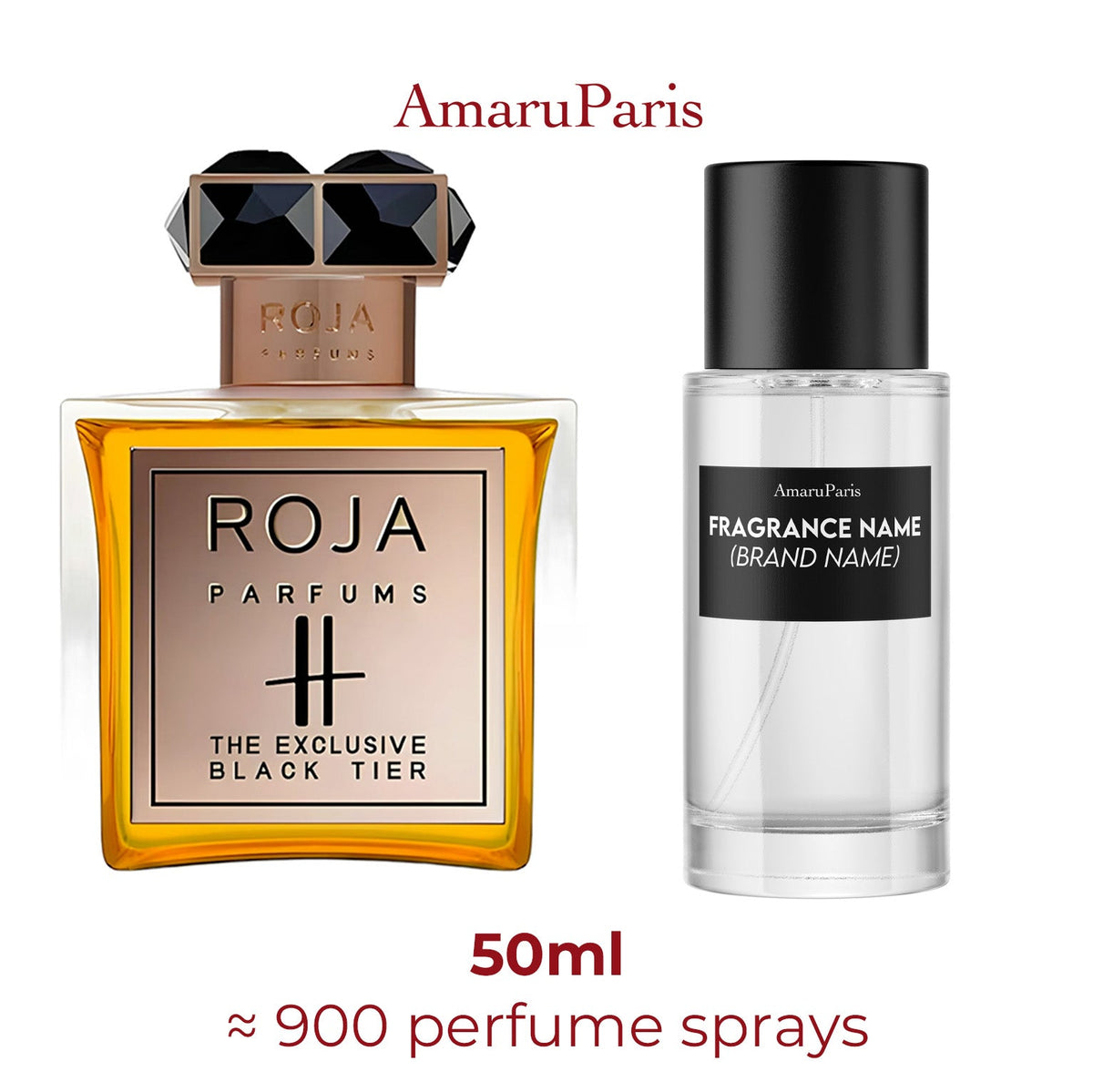 Parfum H – The Exclusive Black Tier Roja Parfums unisexe - ParfumAmaruParis
