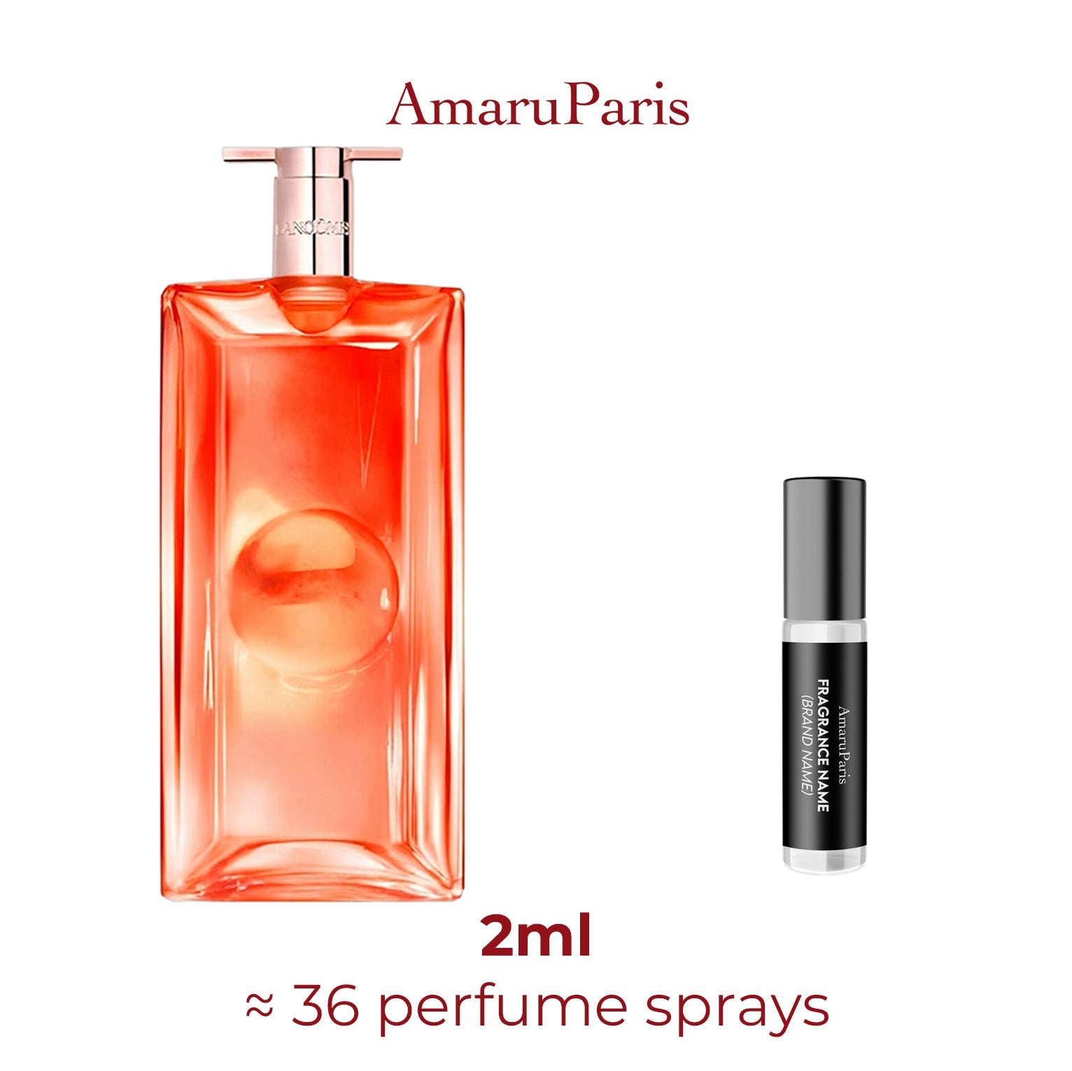Parfum Idôle Peach 'N Roses Lancôme pour femme - AmaruParis