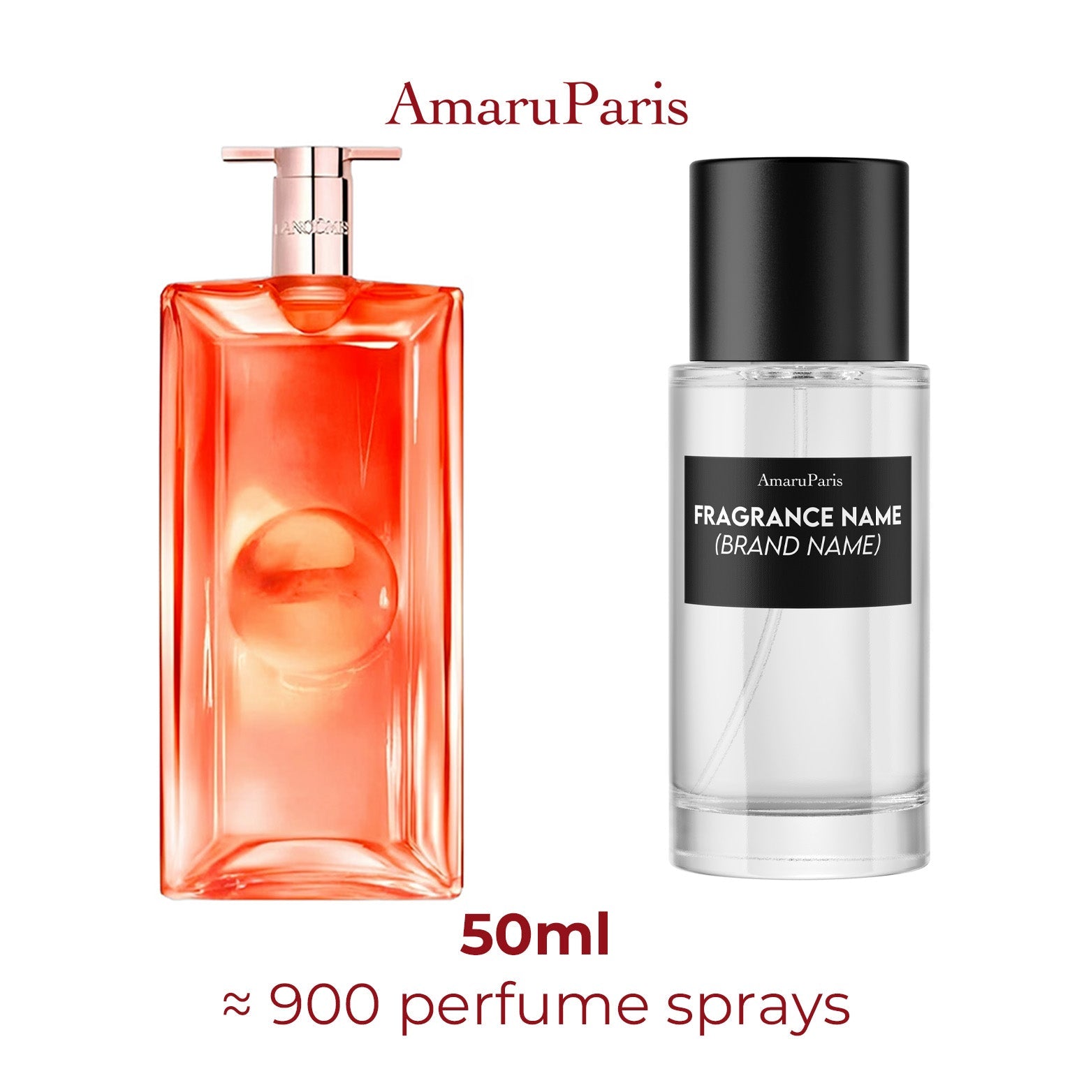 Parfum Idôle Peach 'N Roses Lancôme pour femme - AmaruParis