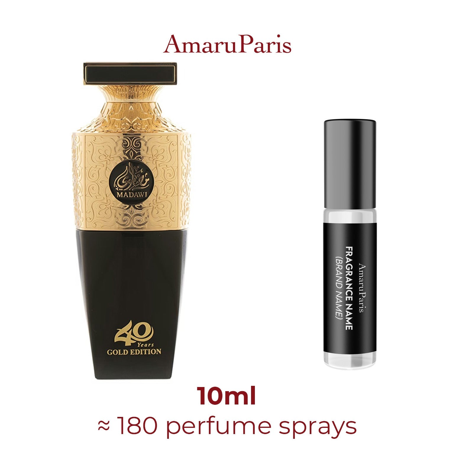 Parfum Madawi 40 years Gold Edition Arabian Oud unisexe - ParfumAmaruParis