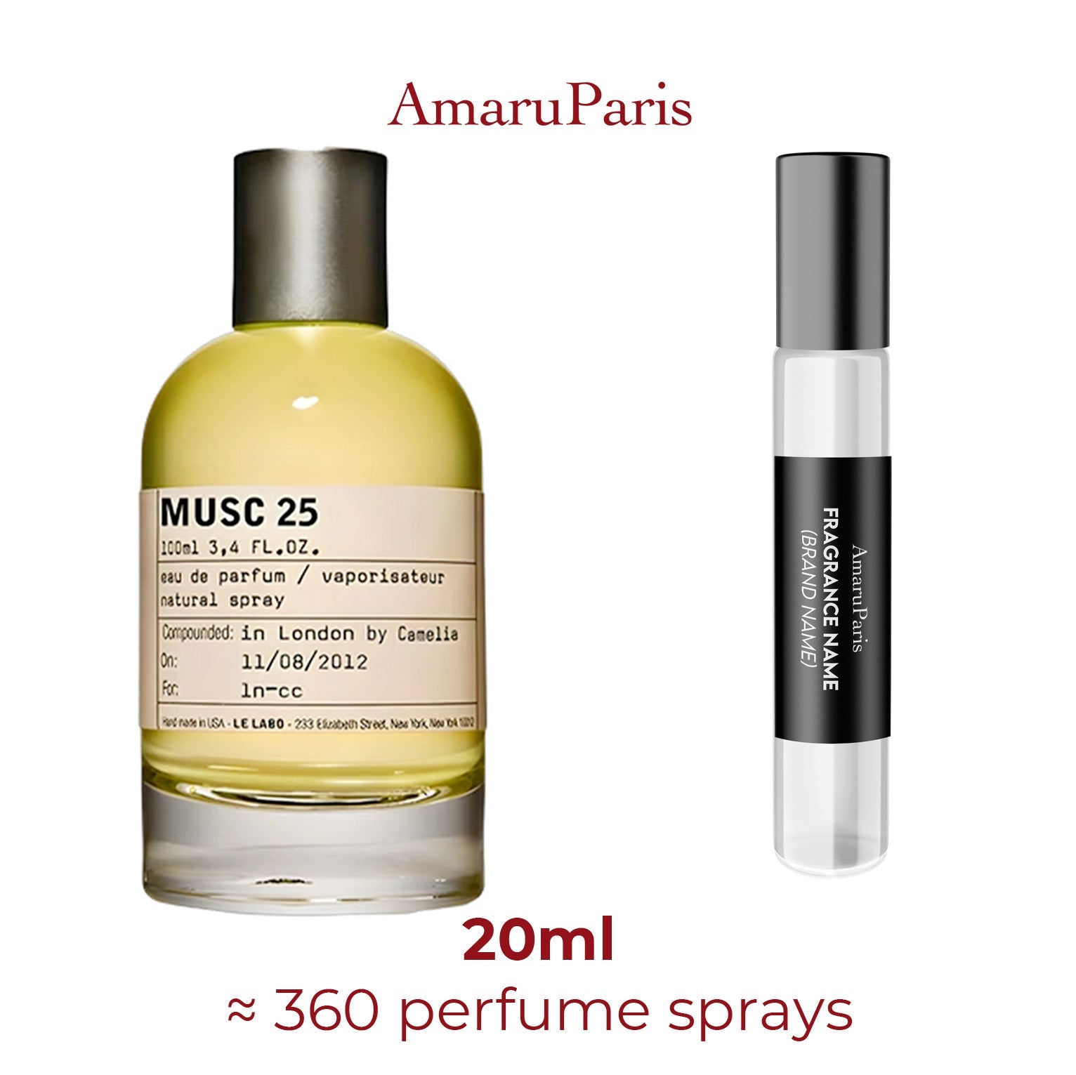Parfum Musc 25 Los Angeles Le Labo unisexe - ParfumAmaruParis