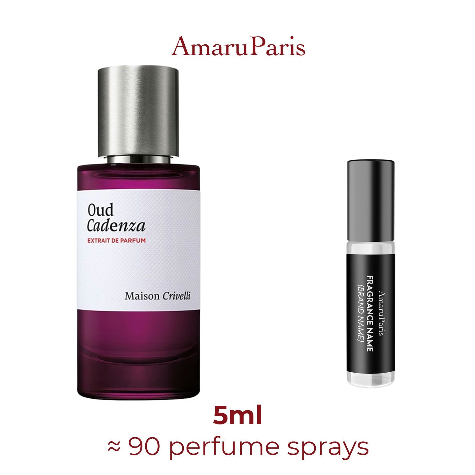 Parfum Oud Cadenza Maison Crivelli unisexe - ParfumAmaruParis