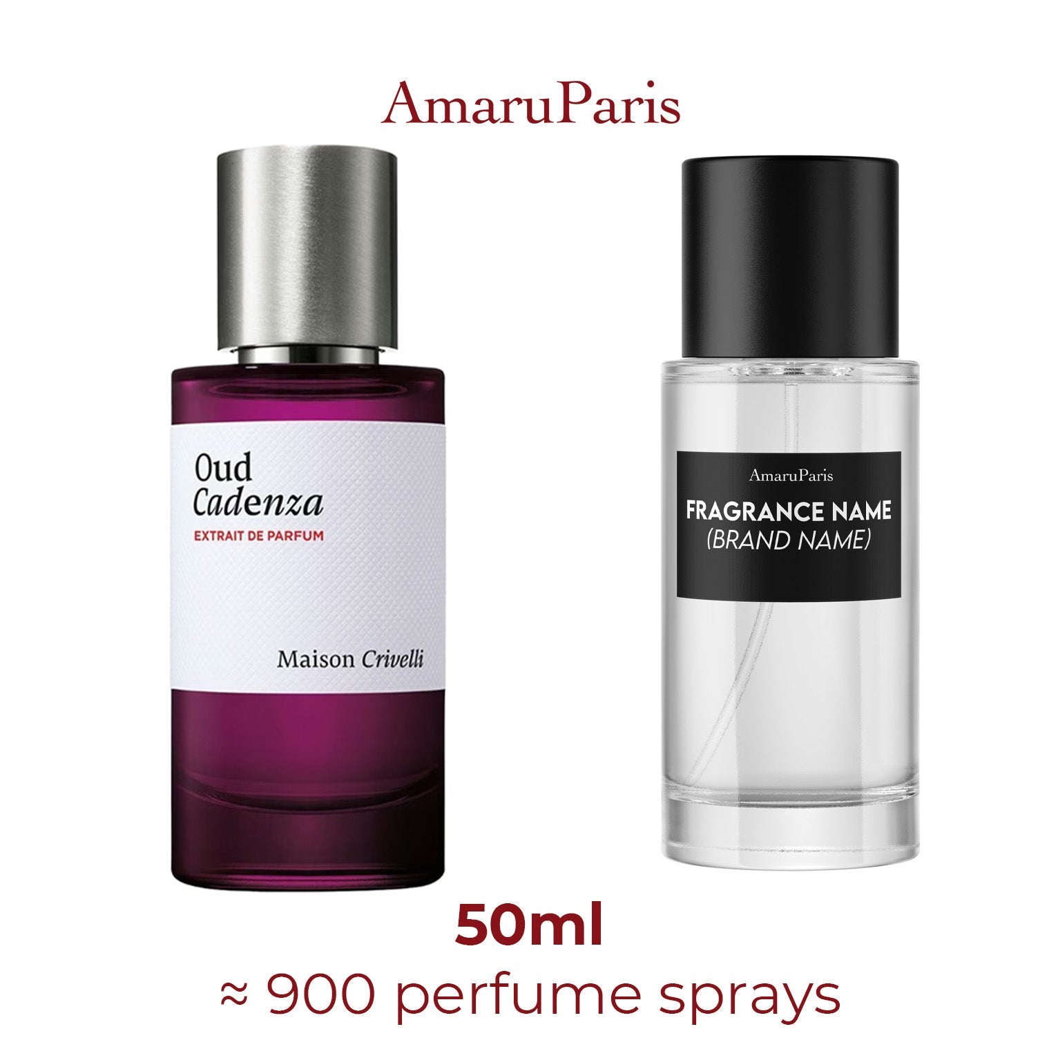 Parfum Oud Cadenza Maison Crivelli unisexe - ParfumAmaruParis