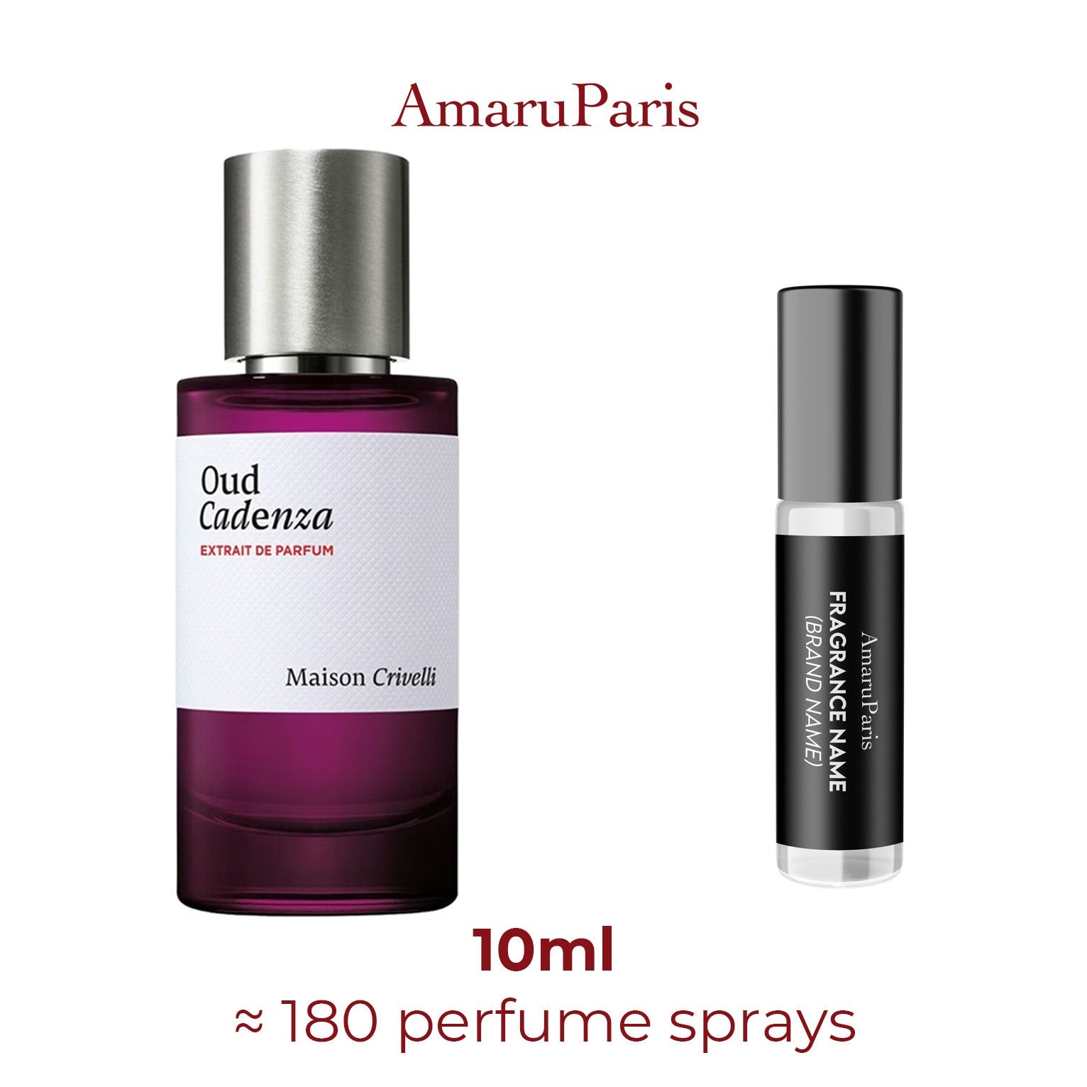 Parfum Oud Cadenza Maison Crivelli unisexe - ParfumAmaruParis