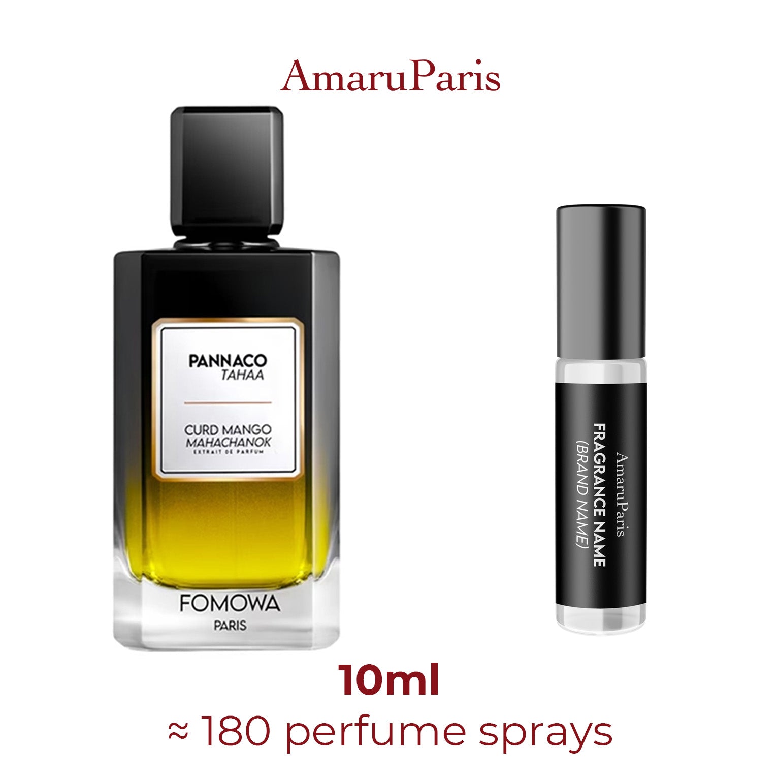 Parfum Pannaco Tahaa FOMOWA Paris unisexe - ParfumAmaruParis