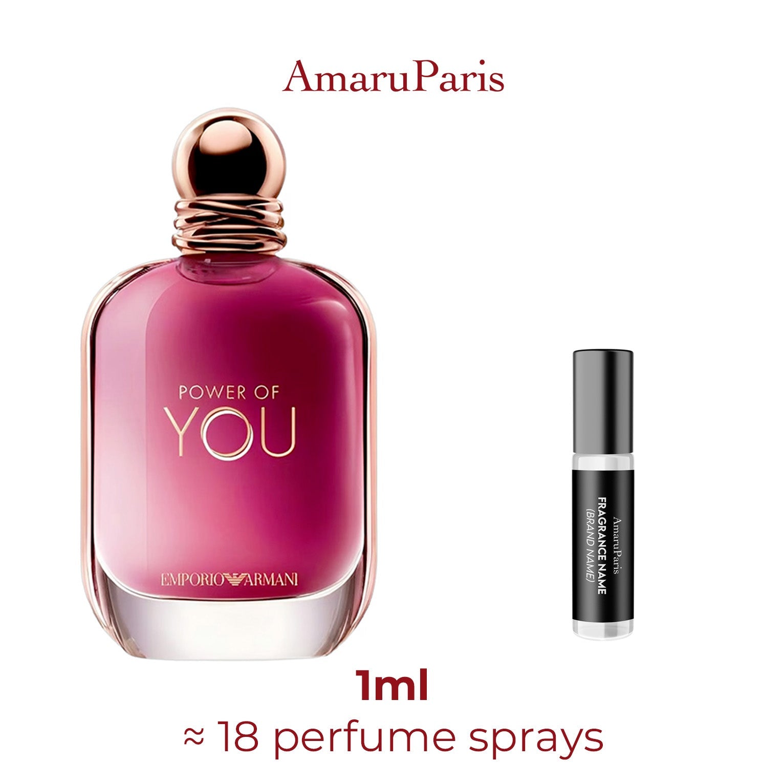 Parfum Power Of You Giorgio Armani pour femme - AmaruParis