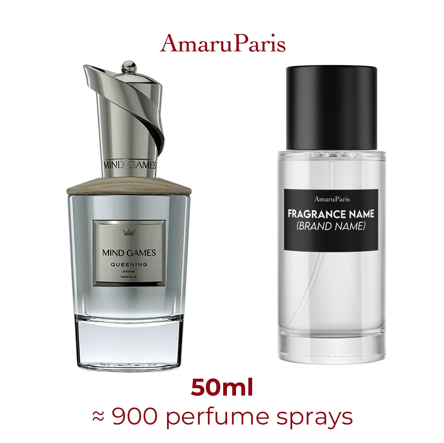 Parfum Queening Mind Games unisexe - ParfumAmaruParis