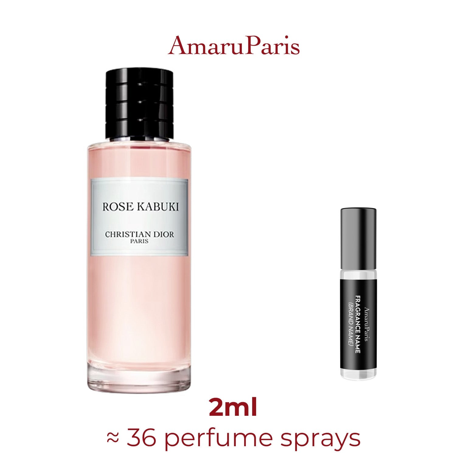 Parfum Rose Kabuki Dior unisexe - ParfumAmaruParis
