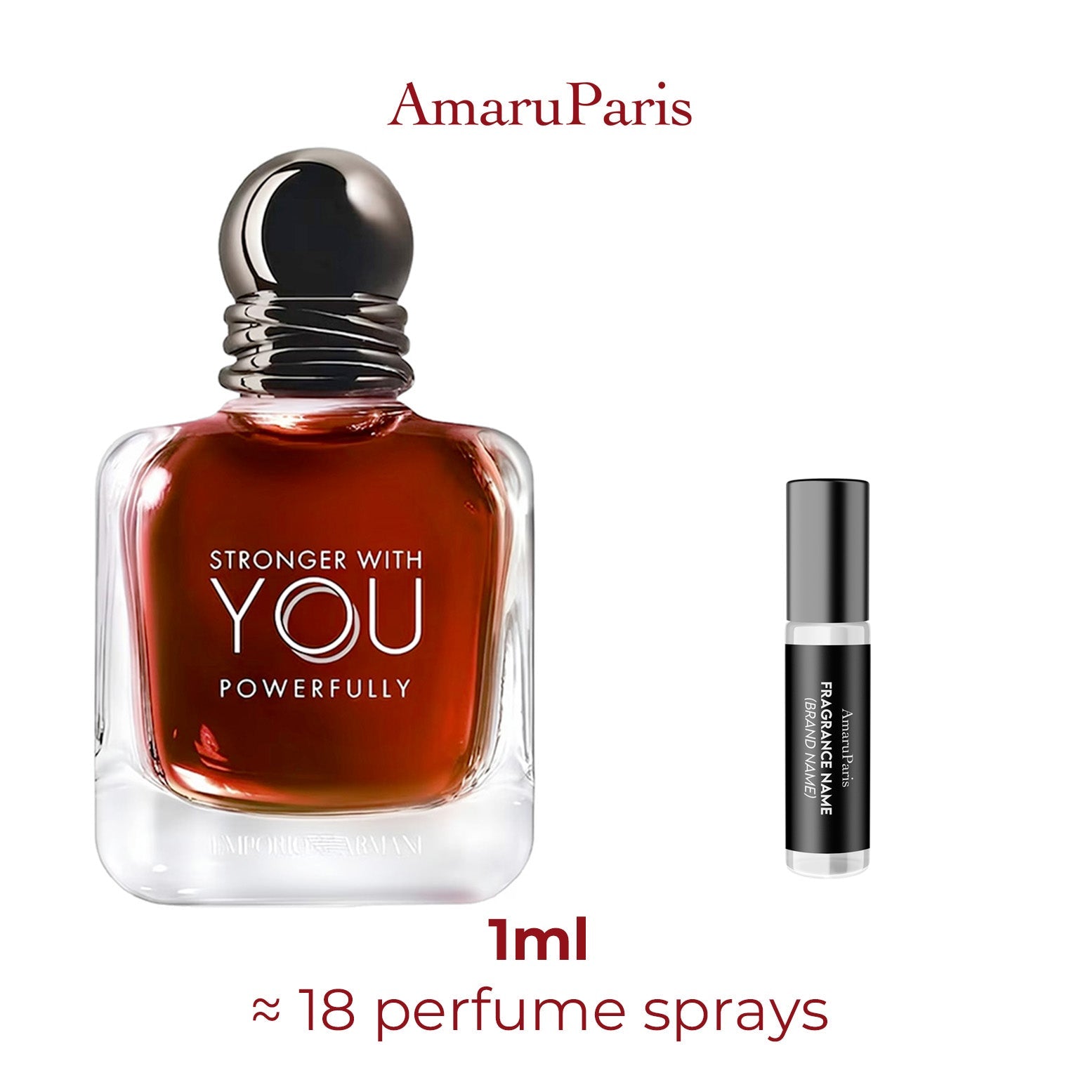 Parfum Stronger With You Powerfully Giorgio Armani pour homme - AmaruParis