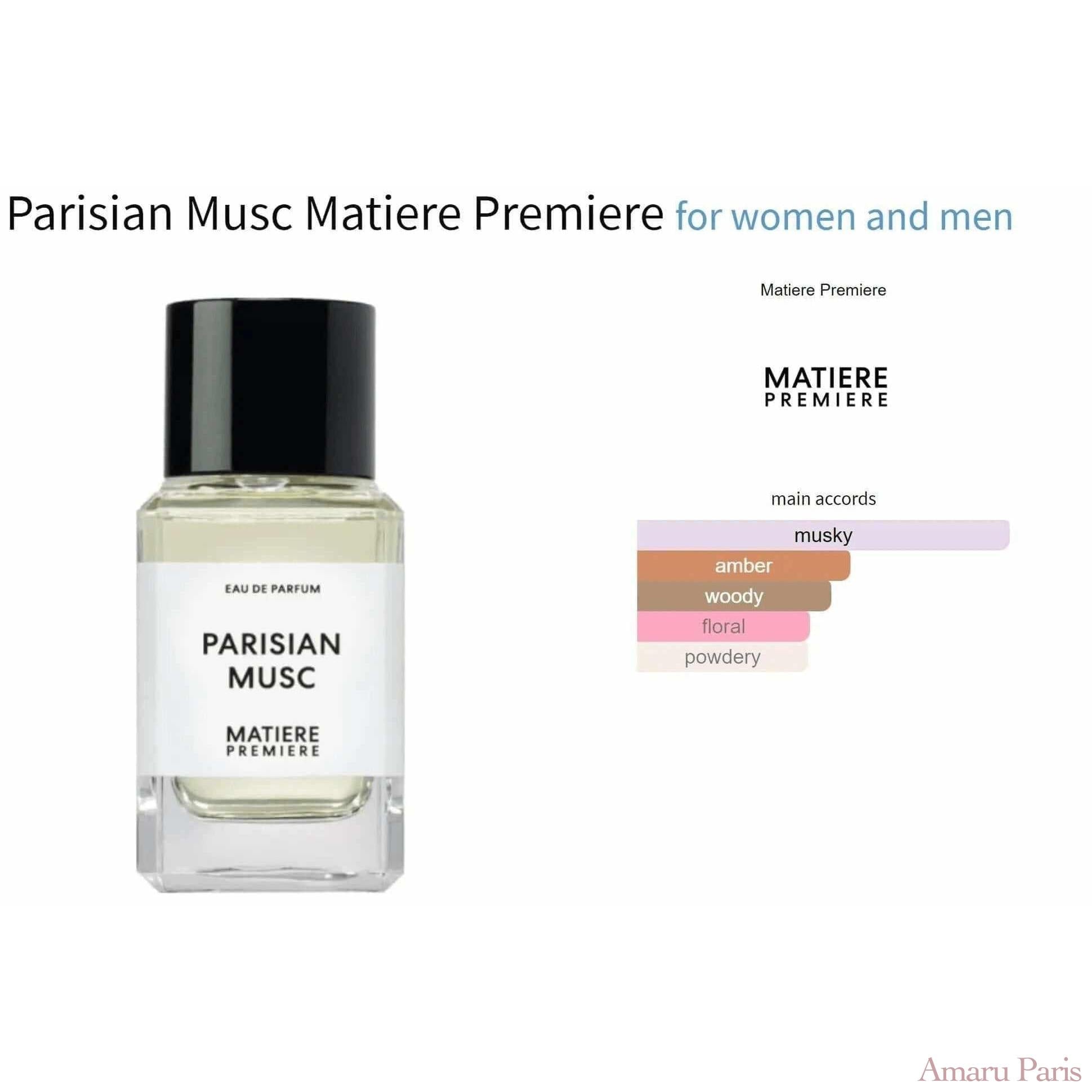 Parisian Musc Matiere Premiere for women and men Decant Fragrance Samples - ParfumAmaruParis