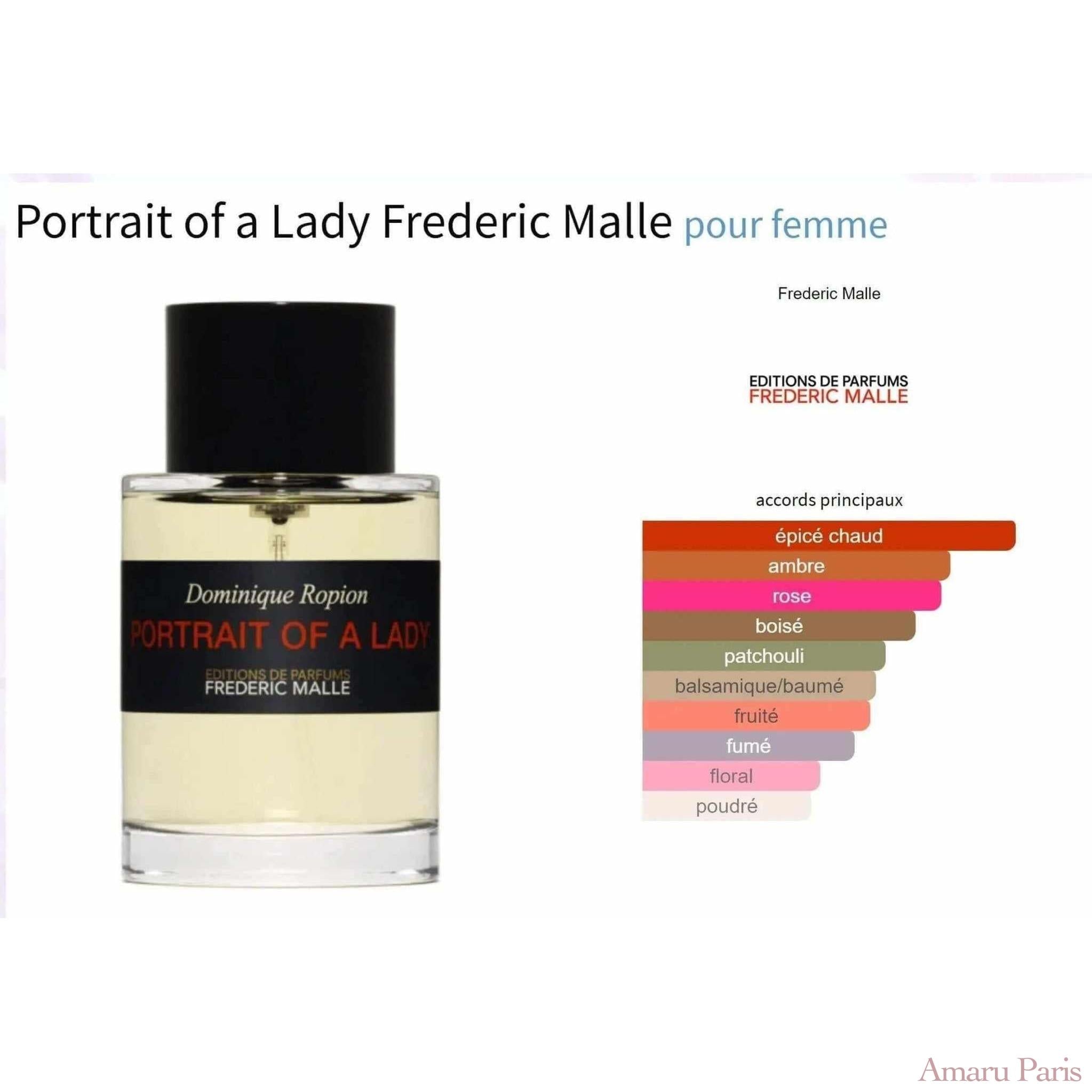 Portrait of a Lady Frederic Malle for women Decant Fragrance Samples - ParfumAmaruParis