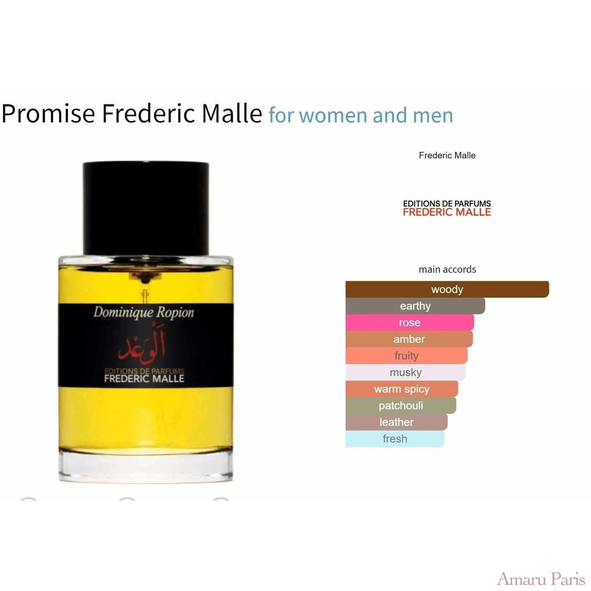 Promise Frederic Malle for women and men Decant Fragrance Samples - ParfumAmaruParis