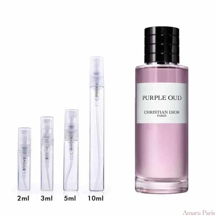 Purple Oud Dior for women and men Decant Fragrance Samples - ParfumAmaruParis