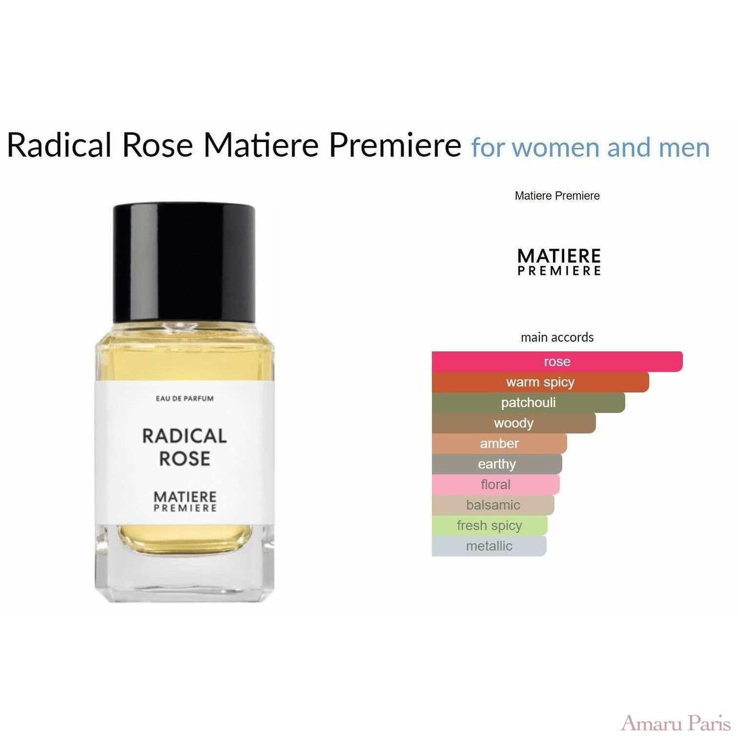Radical Rose Matiere Premiere for women and men - ParfumAmaruParis