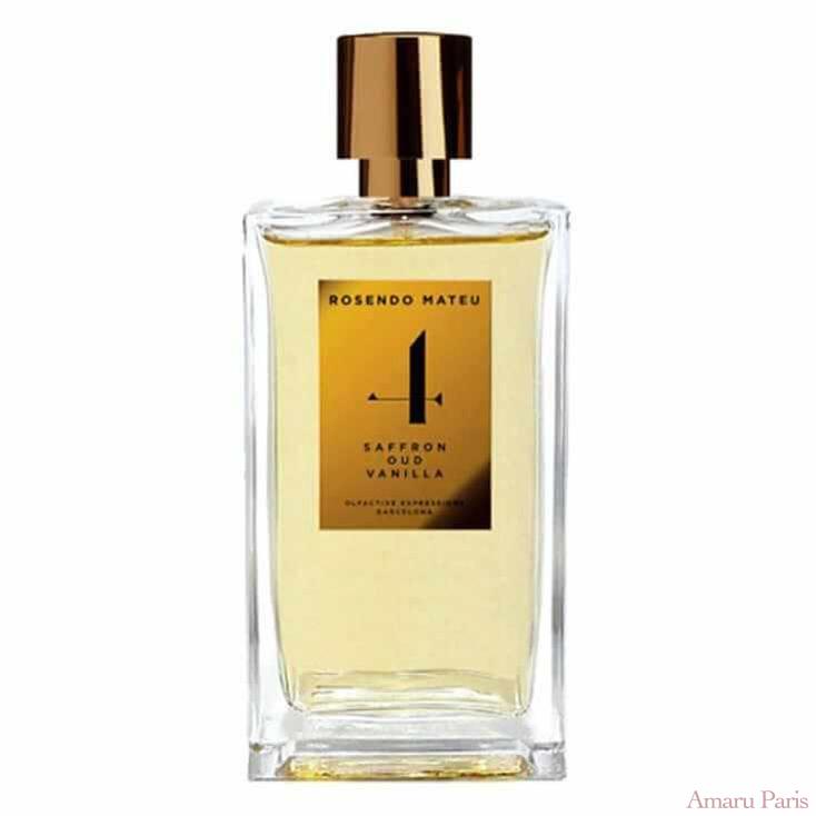 Rosendo Mateu Nº 4 Saffron, Oud, Vanilla Rosendo Mateu Olfactive Expressions for women and men - ParfumAmaruParis