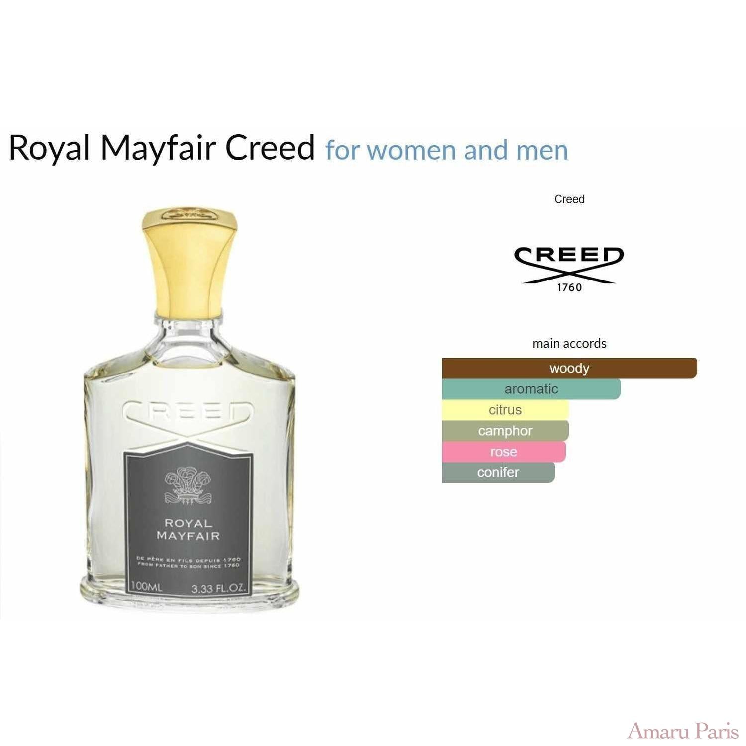 Royal Mayfair Creed for women and men - ParfumAmaruParis