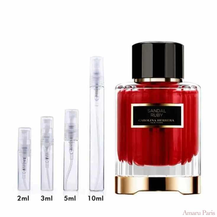 Sandal Ruby Carolina Herrera for women and men Decant Fragrance Samples - ParfumAmaruParis