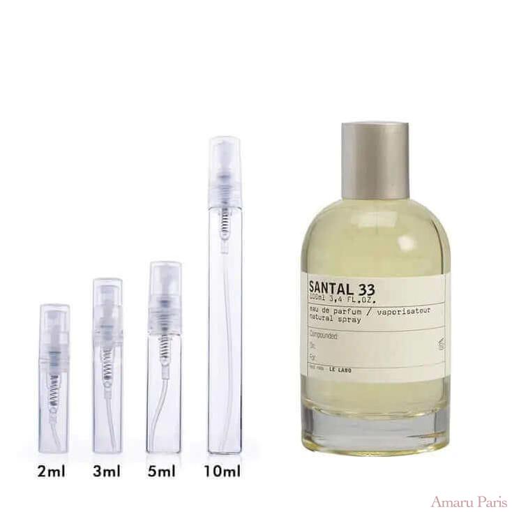 Santal 33 Le Labo for women and men Decant Fragrance Samples - ParfumAmaruParis