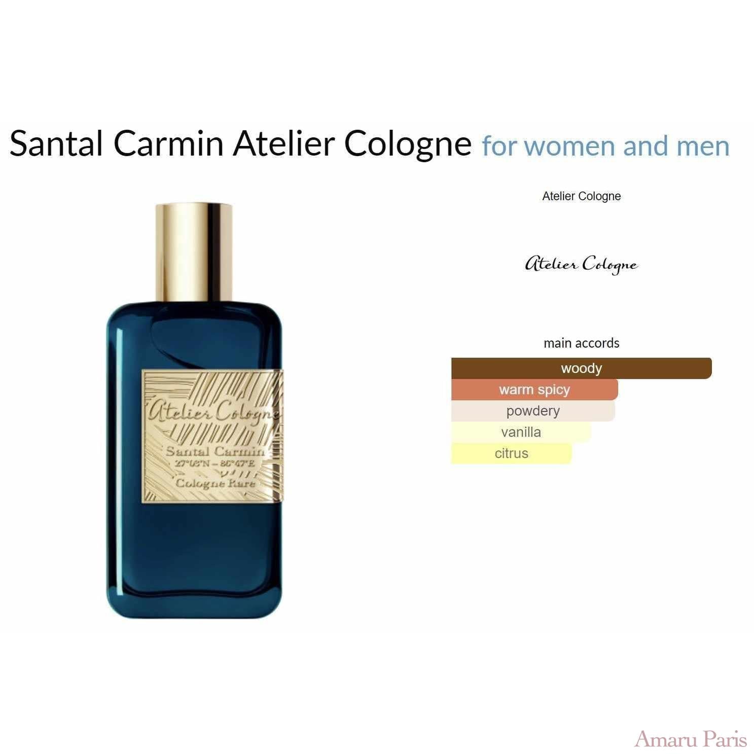 Santal Carmin Atelier Cologne for women and men - ParfumAmaruParis