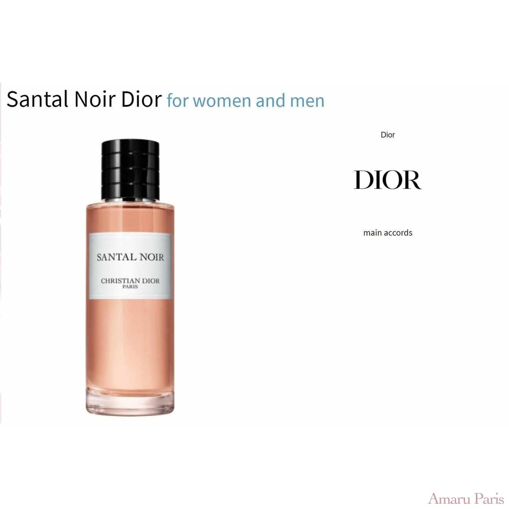 Santal Noir Dior for women and men - ParfumAmaruParis