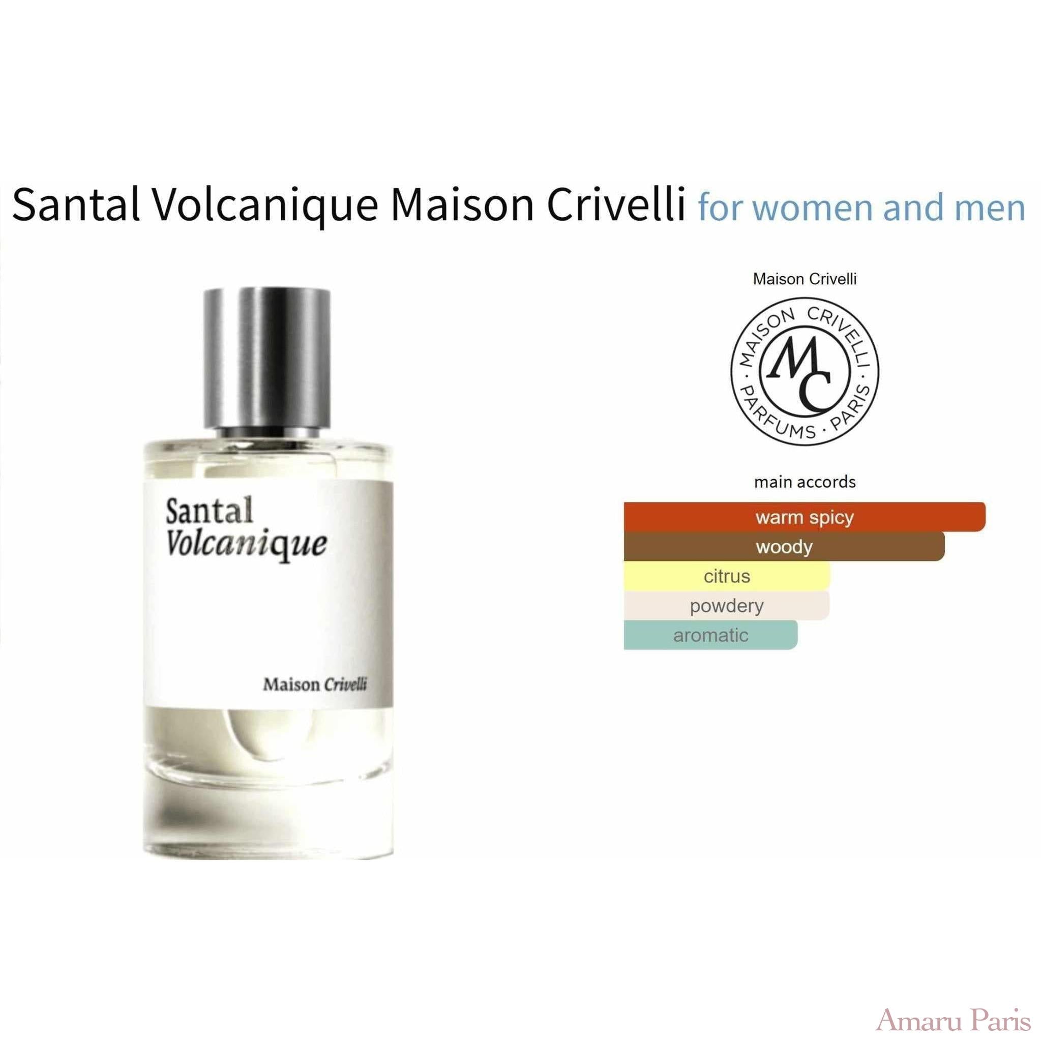 Santal Volcanique Maison Crivelli for women and men - ParfumAmaruParis