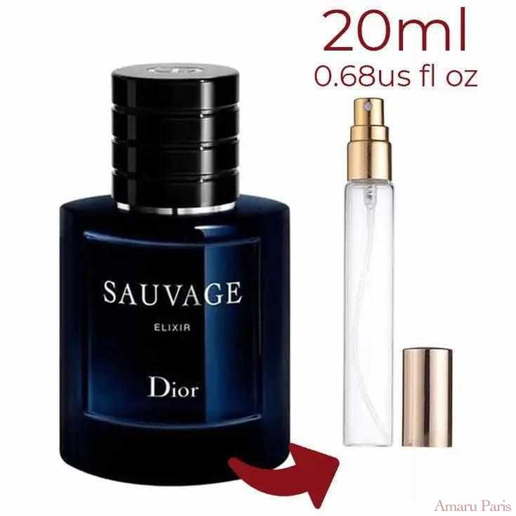 Sauvage Elixir Dior for men Decant Fragrance Samples - ParfumAmaruParis