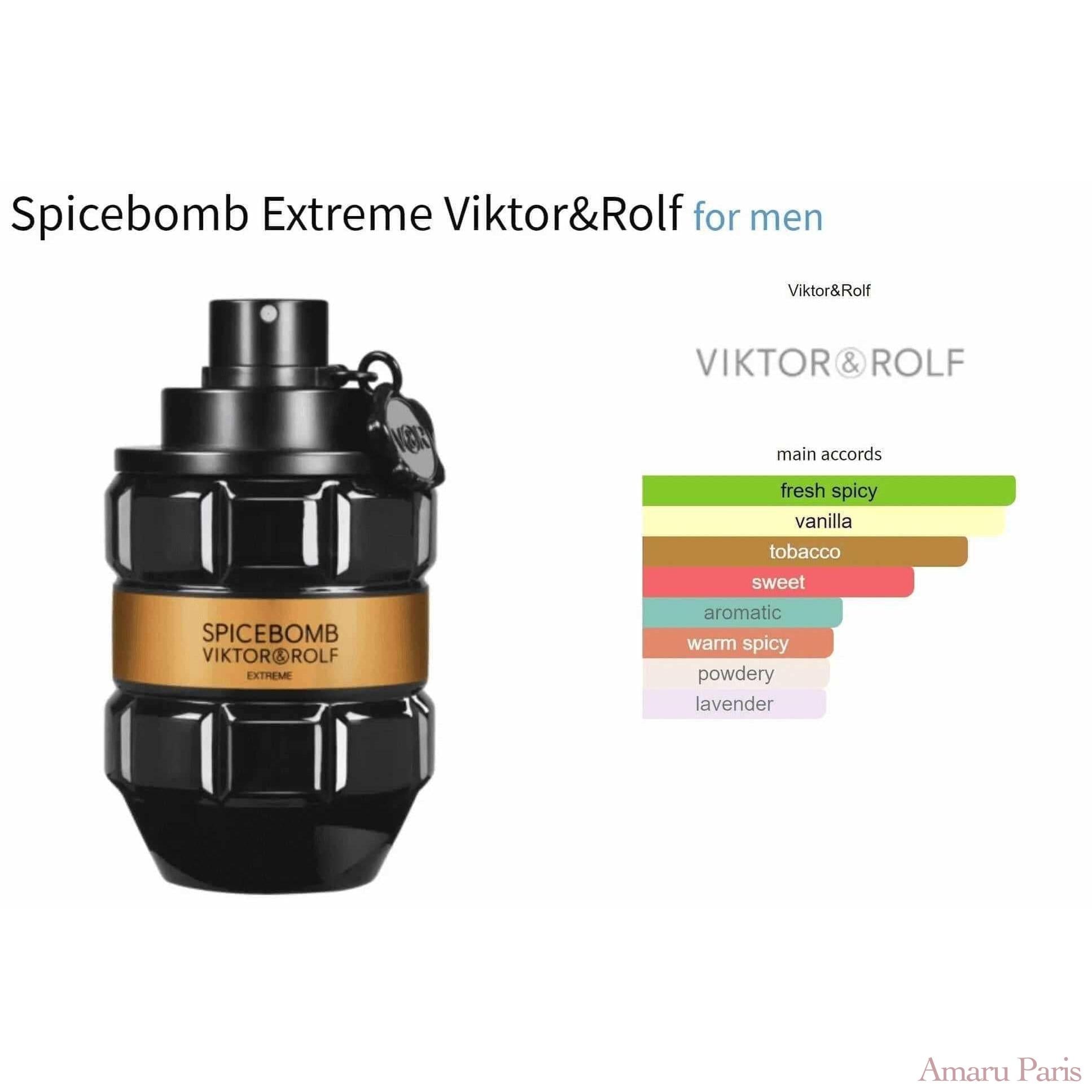 Spicebomb Extreme Viktor&Rolf for men Decant Fragrance Samples - ParfumAmaruParis