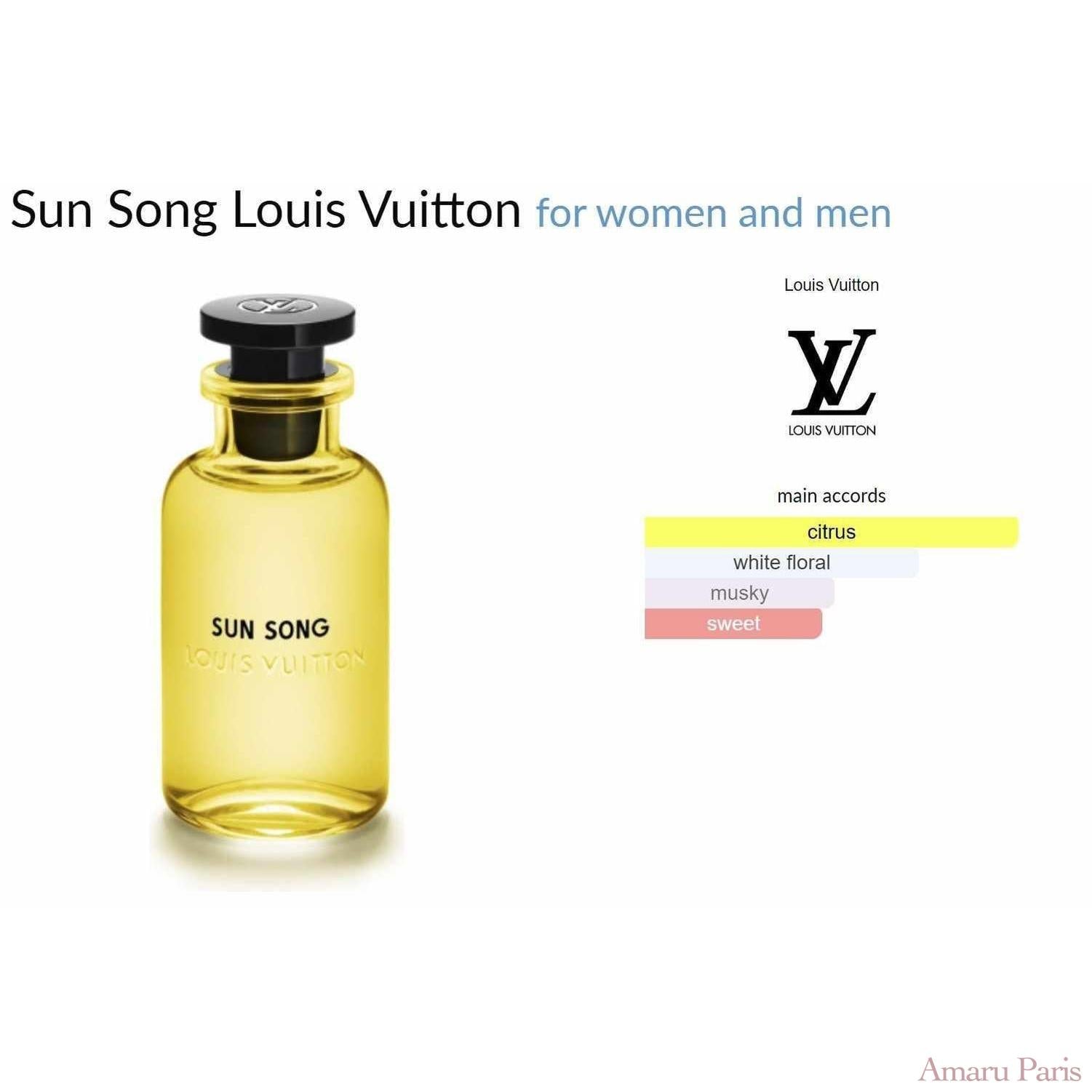 Sun Song Louis Vuitton for women and men - ParfumAmaruParis