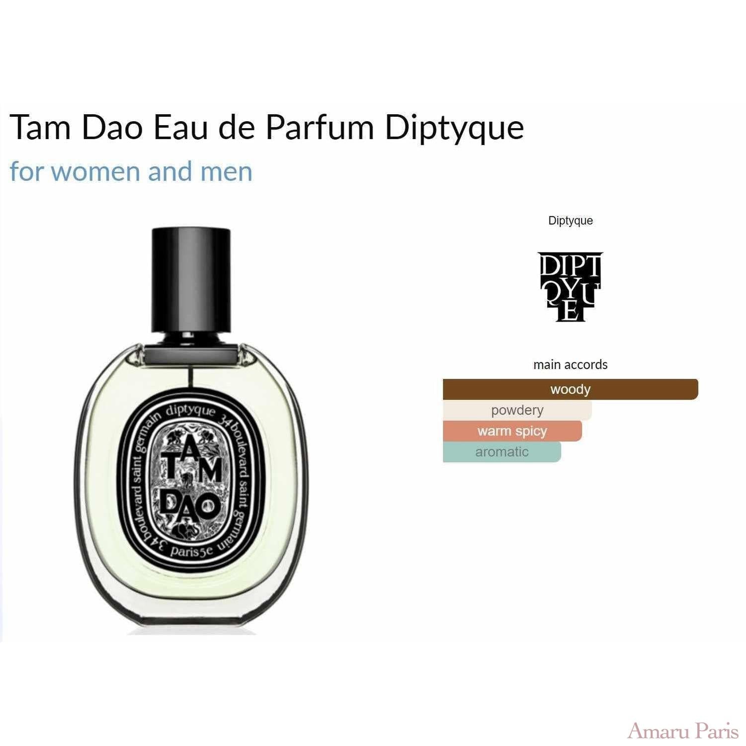 Tam Dao Eau de Parfum Diptyque for women and men - ParfumAmaruParis