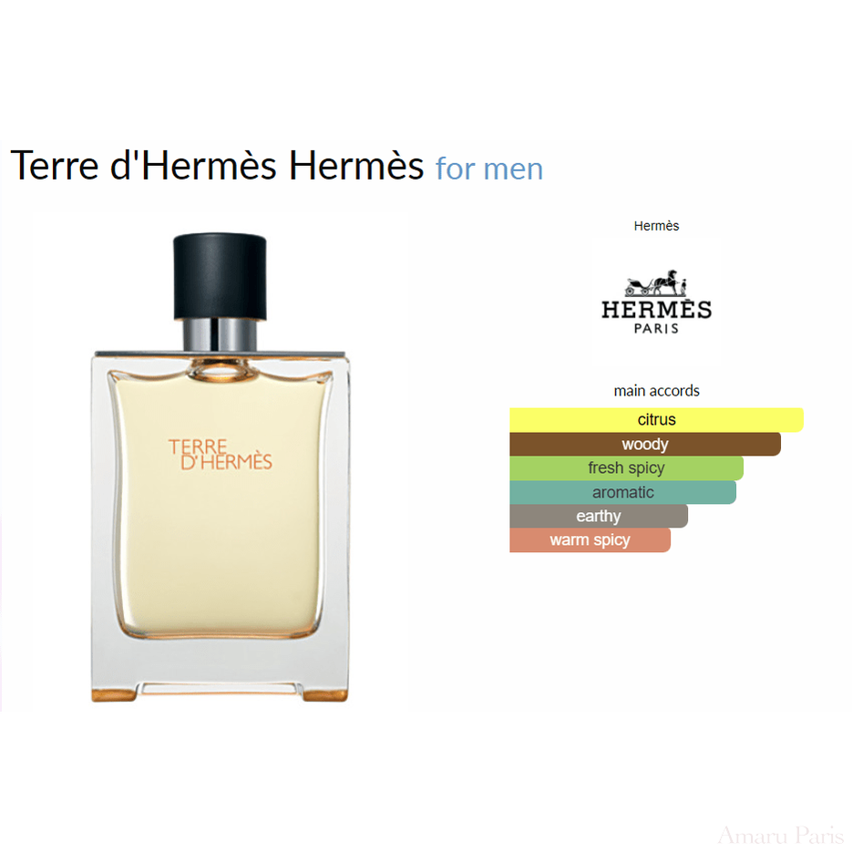 Terre d'Hermès Hermès for men - ParfumAmaruParis