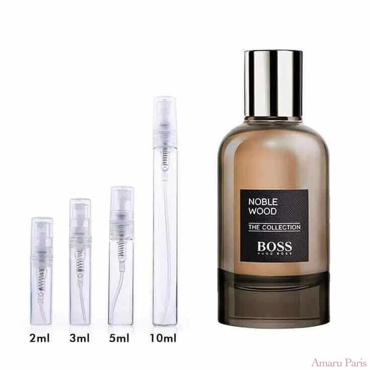 The Collection Noble Wood Hugo Boss for men Decant Fragrance Samples - ParfumAmaruParis