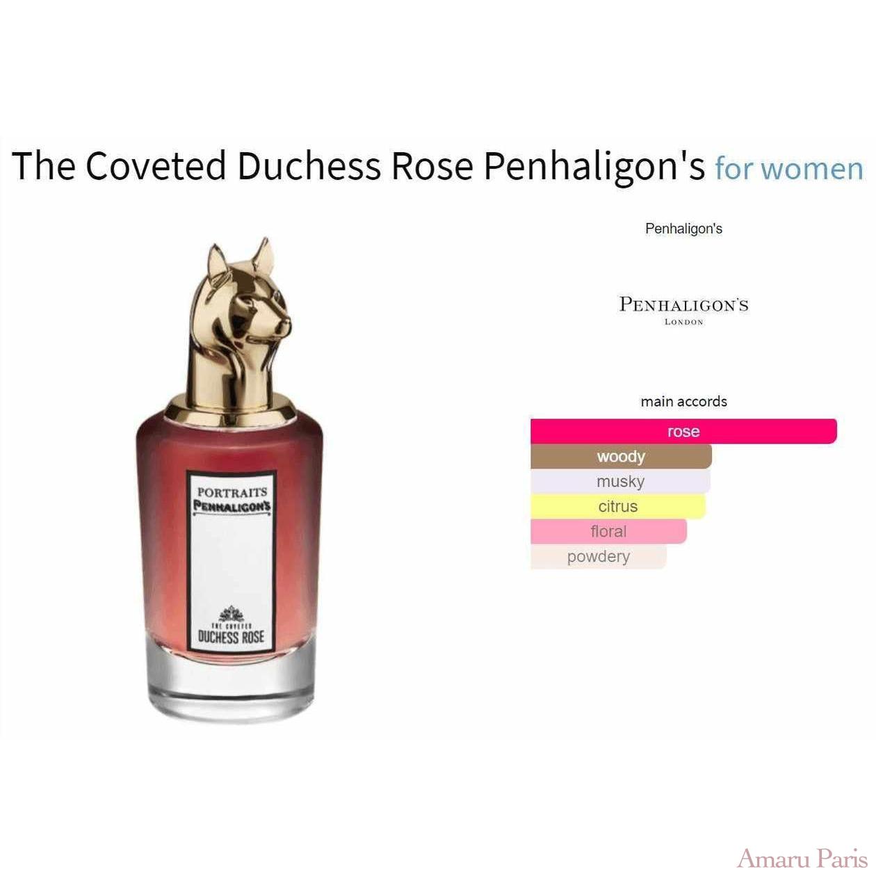 The Coveted Duchess Rose Penhaligon's for women Decant Fragrance Samples - ParfumAmaruParis