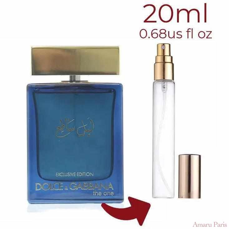 The One Luminous Night Dolce&Gabbana for men Decant Fragrance Samples - ParfumAmaruParis