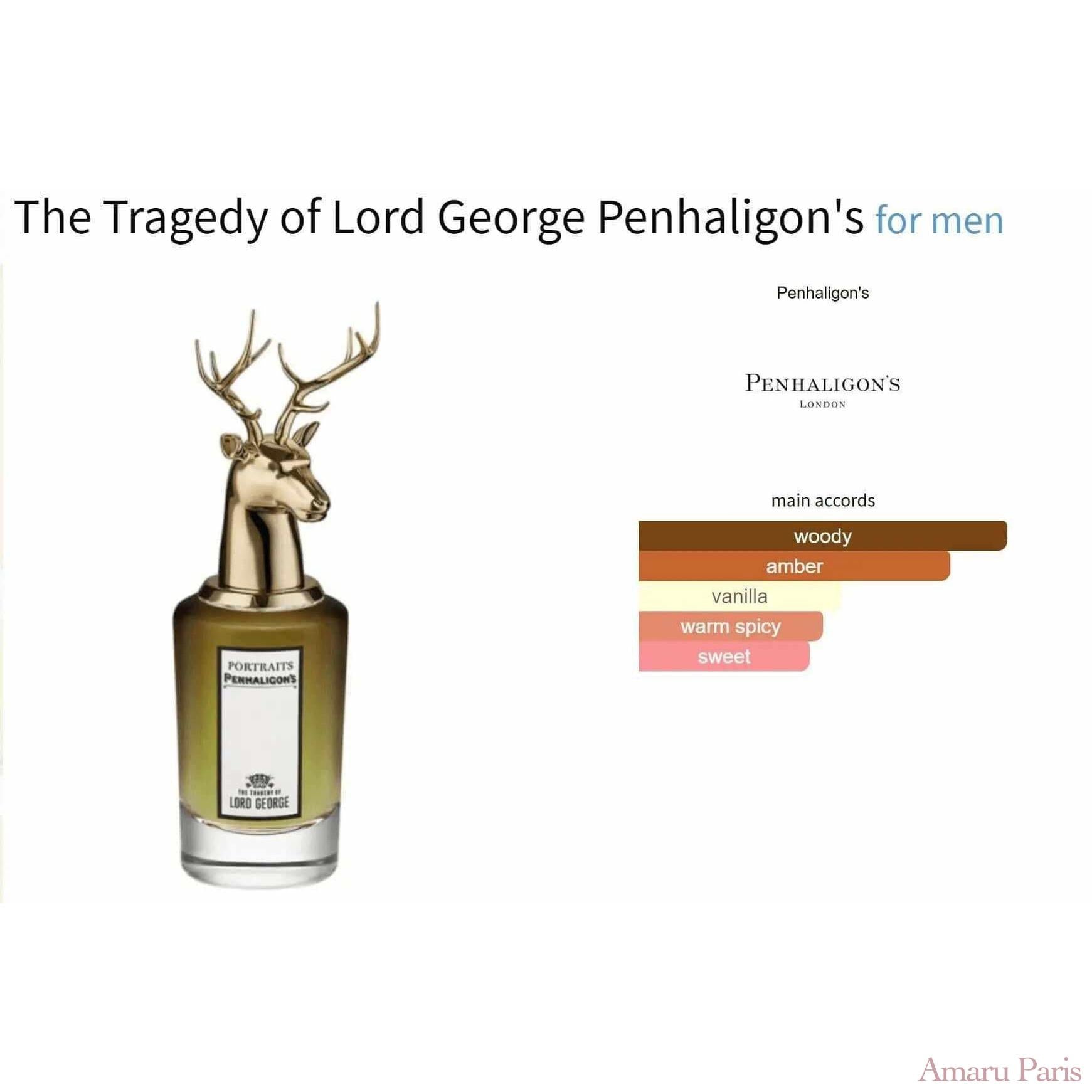 The Tragedy of Lord George Penhaligon's for men Decant Fragrance Samples - ParfumAmaruParis