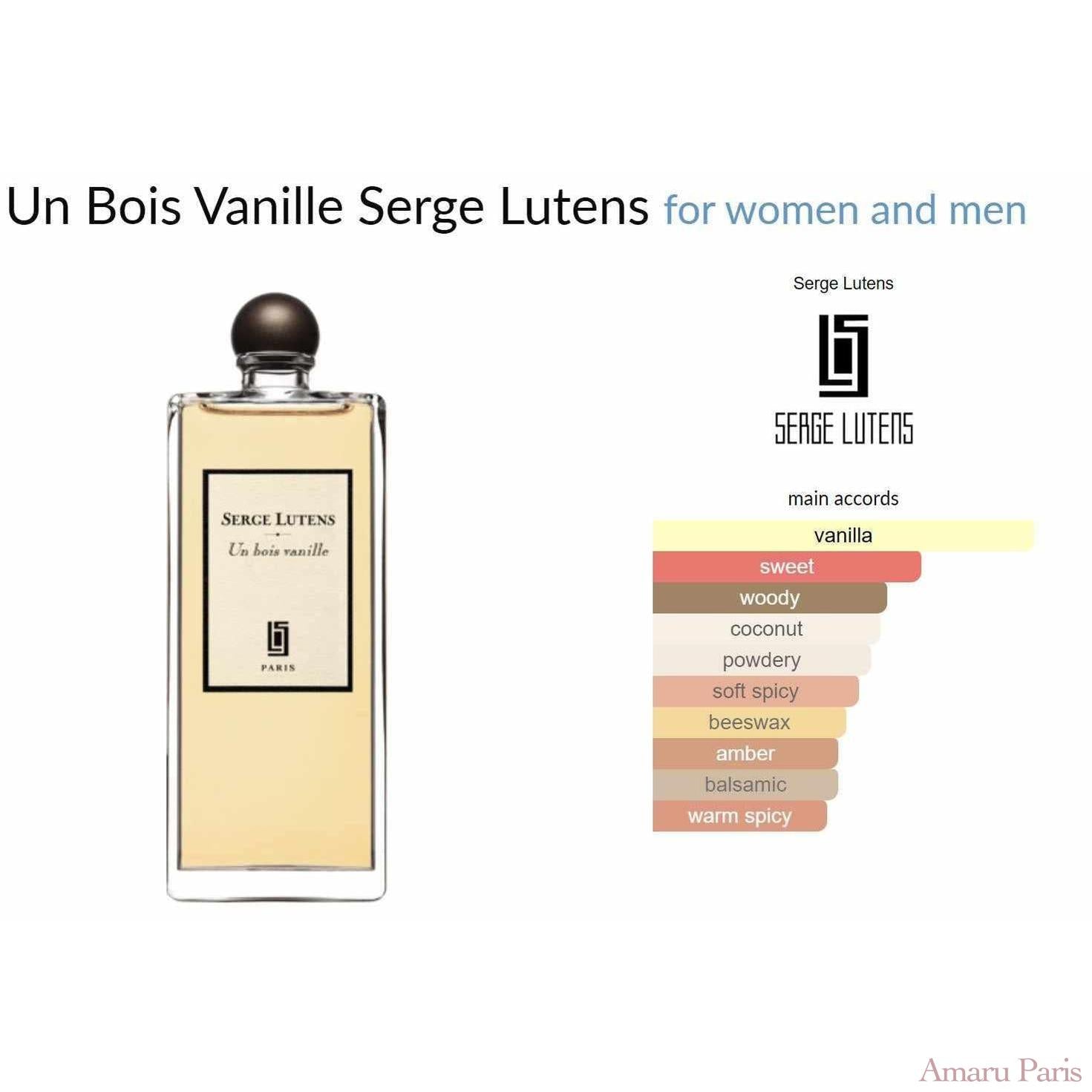 Un Bois Vanille Serge Lutens for women and men - ParfumAmaruParis