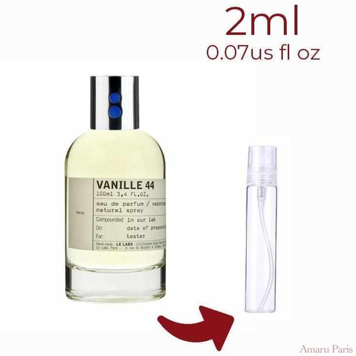 Vanille 44 Paris Le Labo for women and men Sample Fragrance Decant Fragrance Samples - ParfumAmaruParis