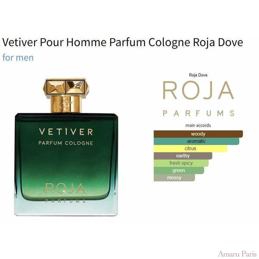 Vetiver Pour Homme Parfum Cologne Roja Dove for men - ParfumAmaruParis