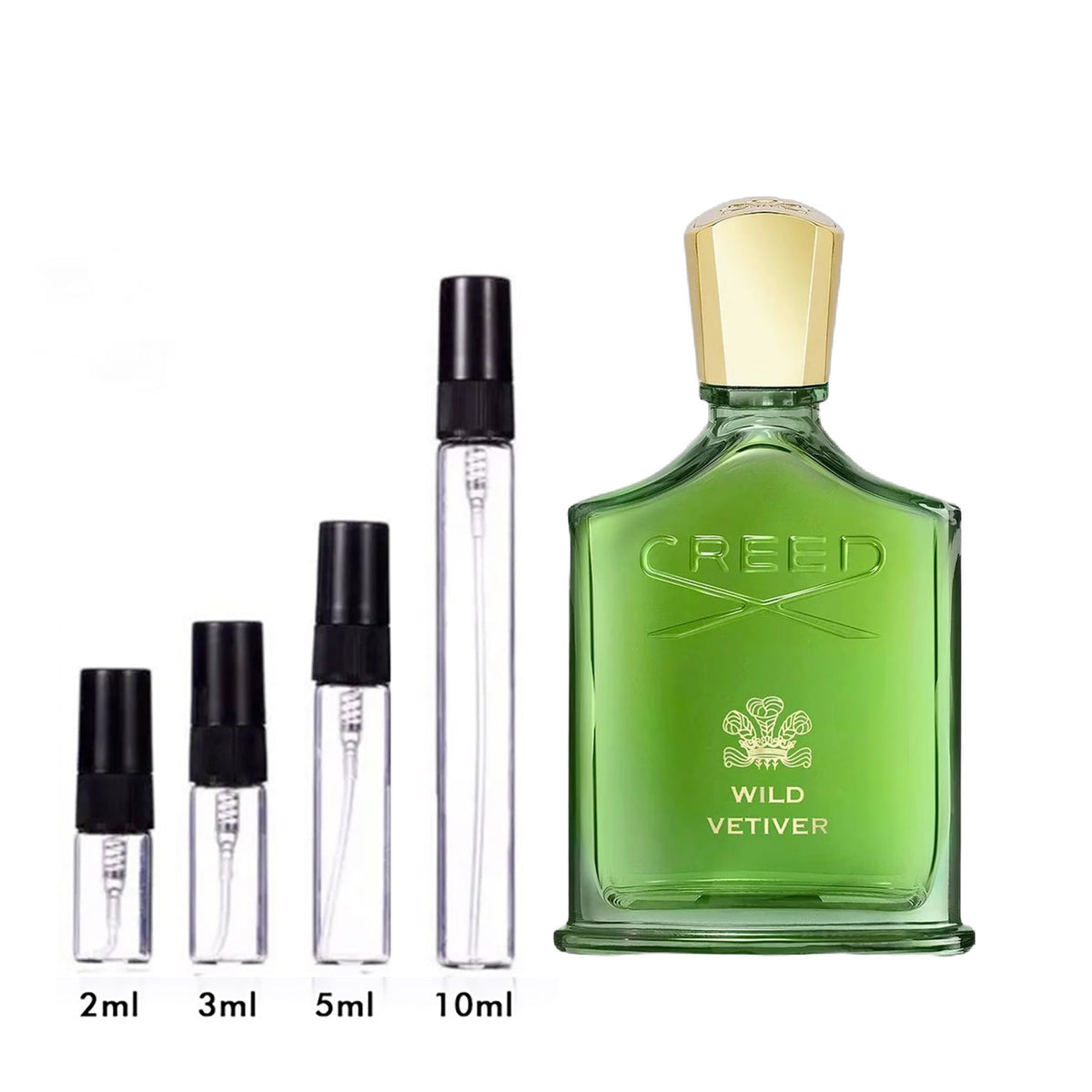 Wild Vetiver Creed formats disponibles échantillon