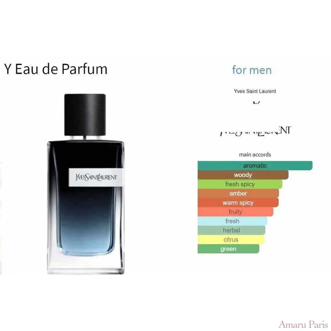 Y Eau de Parfum Yves Saint Laurent for men Decant Fragrance Samples - ParfumAmaruParis