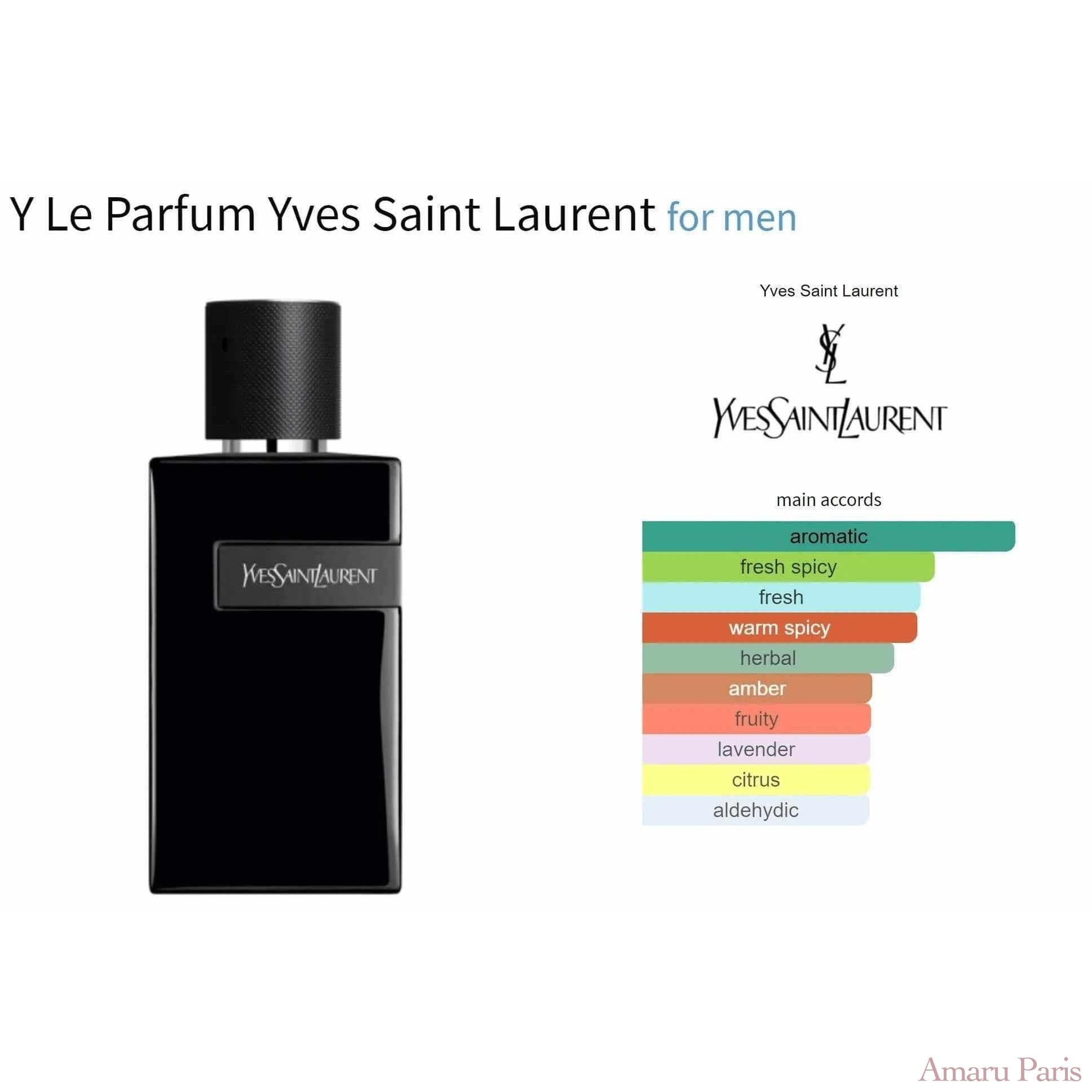 Y Le Parfum Yves Saint Laurent for men Decant Fragrance Samples - ParfumAmaruParis
