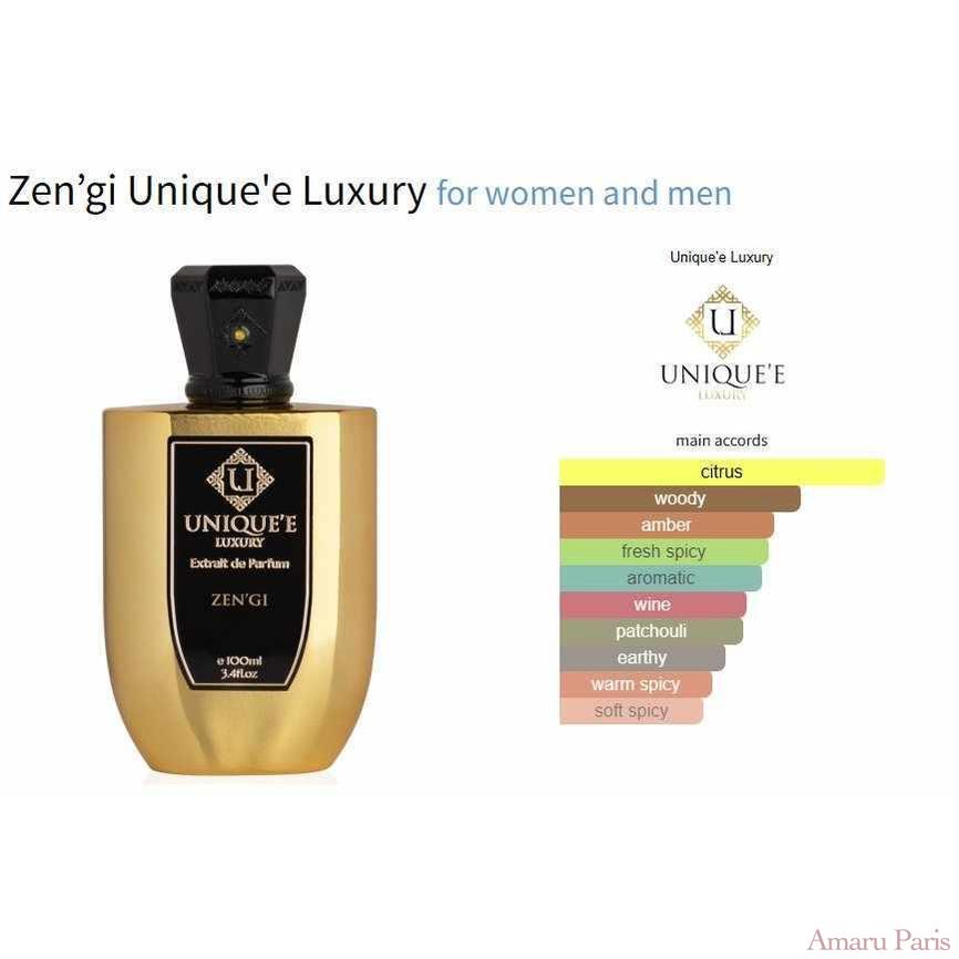Zen’gi Unique'e Luxury for women and men - ParfumAmaruParis