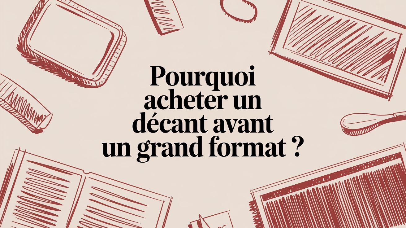 Pourquoi acheter un décant avant un grand format ? - AmaruParis