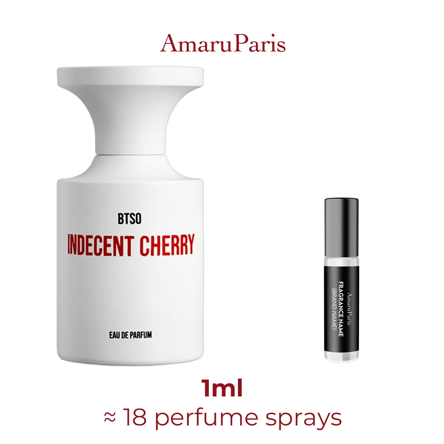 Parfum Indecent Cherry BORNTOSTANDOUT — échantillon 1 ml
