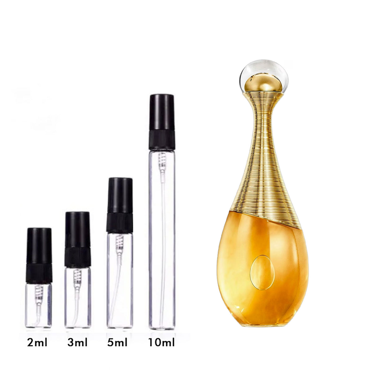 J'adore Intense Dior formats disponibles échantillon