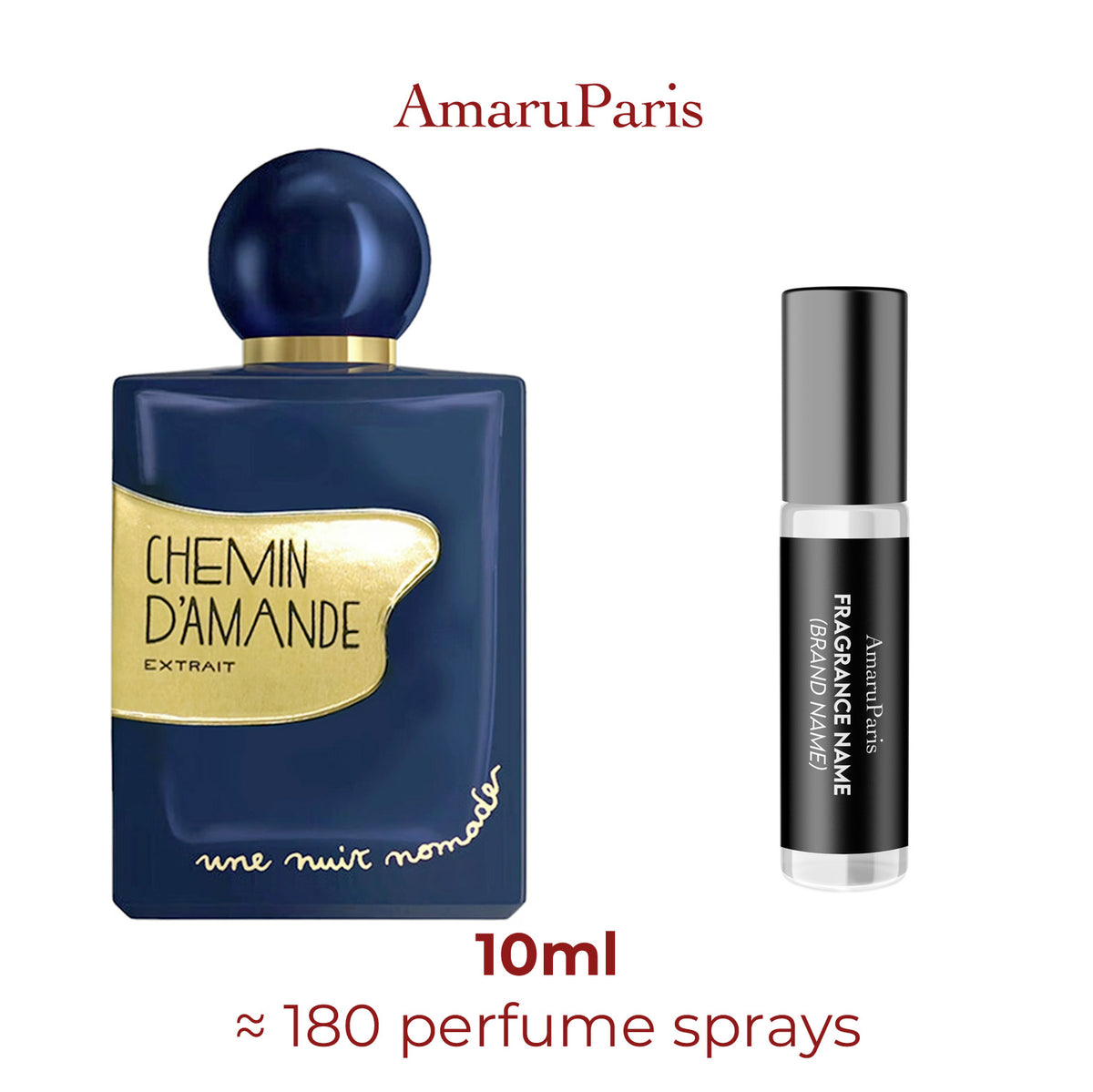 Parfum Chemin d'Amande Extrait Une Nuit Nomade unisexe