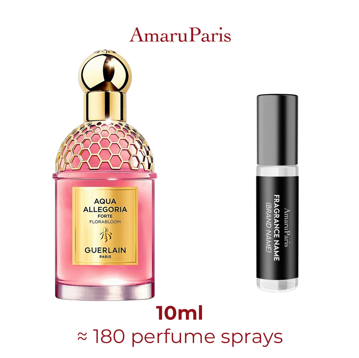 Parfum Aqua Allegoria Florabloom Forte Guerlain unisexe — échantillon 10 ml
