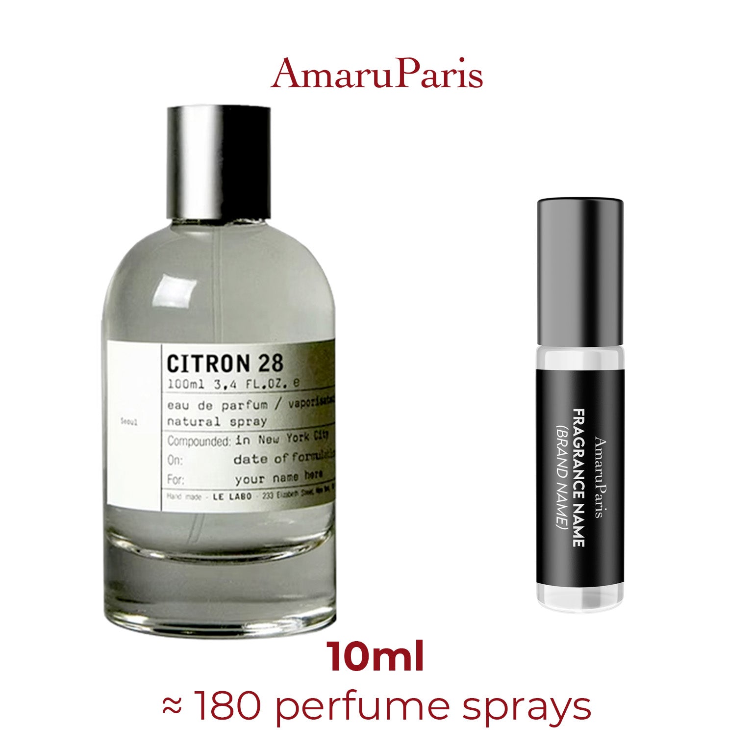 Parfum Citron 28 Seoul Le Labo unisexe AmaruParis