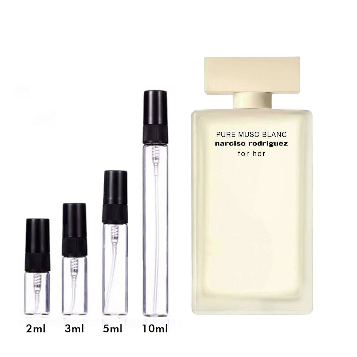 Pure Musc Blanc For Her Narciso Rodriguez formats disponibles échantillon